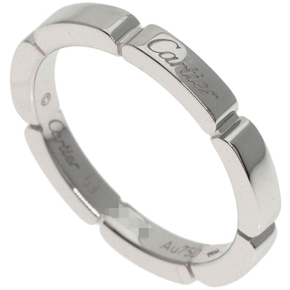 Cartier Ring K18Wg Silver Mayon Panthere #53