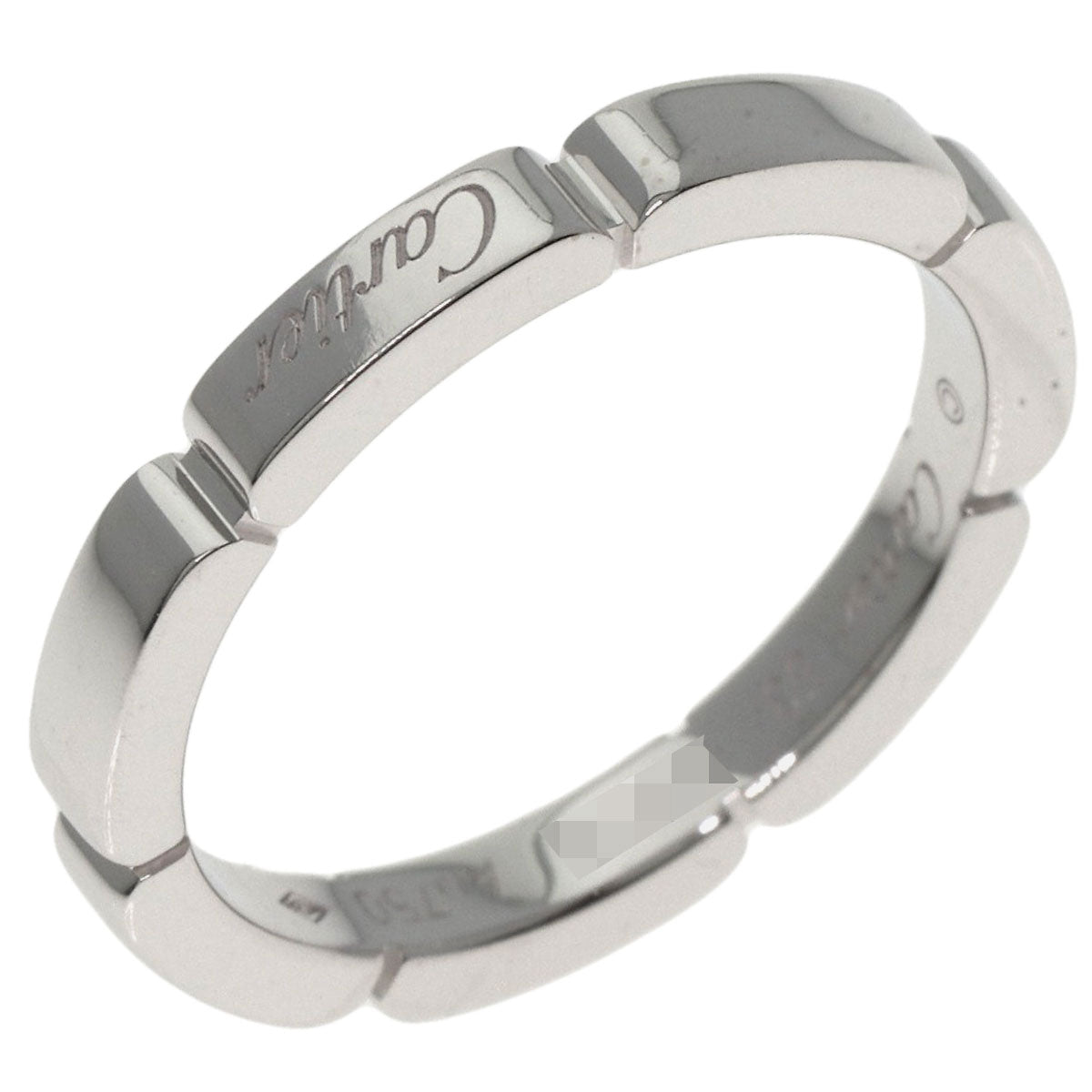 Cartier Ring K18Wg Silver Mayon Panthere #53