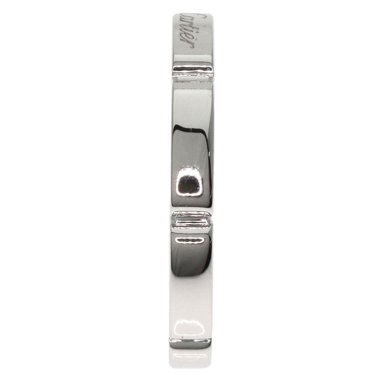 Cartier Ring K18Wg Silver Mayon Panthere #53