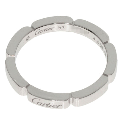 Cartier Ring K18Wg Silver Mayon Panthere #53