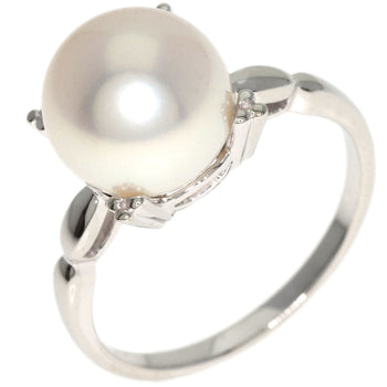 Mikimoto Ring Pt950 Silver Pearl