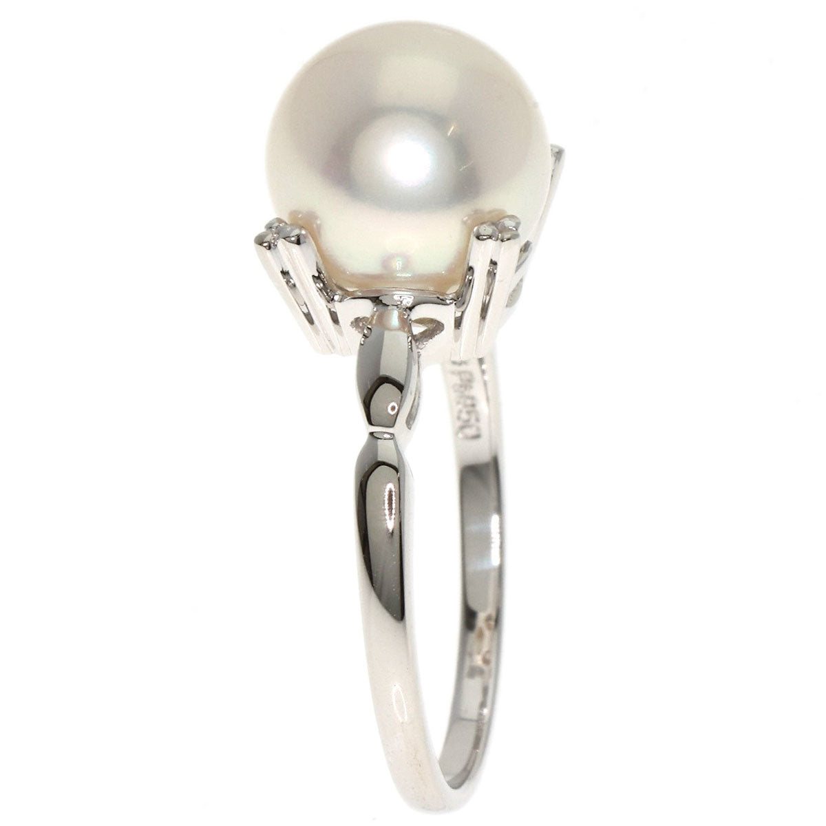Mikimoto Ring Pt950 Silver Pearl