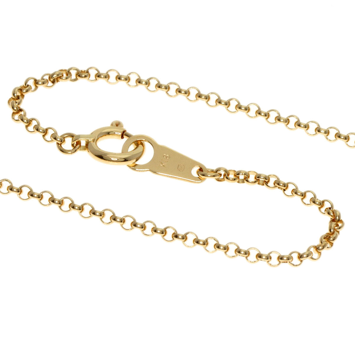 Mikimoto Necklace 18K Yellow Gold Gold Akoya Pearl Diamond
