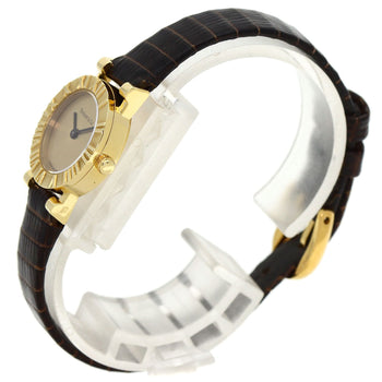 Tiffany&Co. Watches Quartz D286.753 K18Yg, Leather Gold Atlas Gold Dial Women