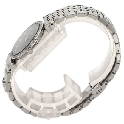 Longines Watches Quartz L4.241.0 Stainless Steel Silver Grand Classic Diamond Black Dial