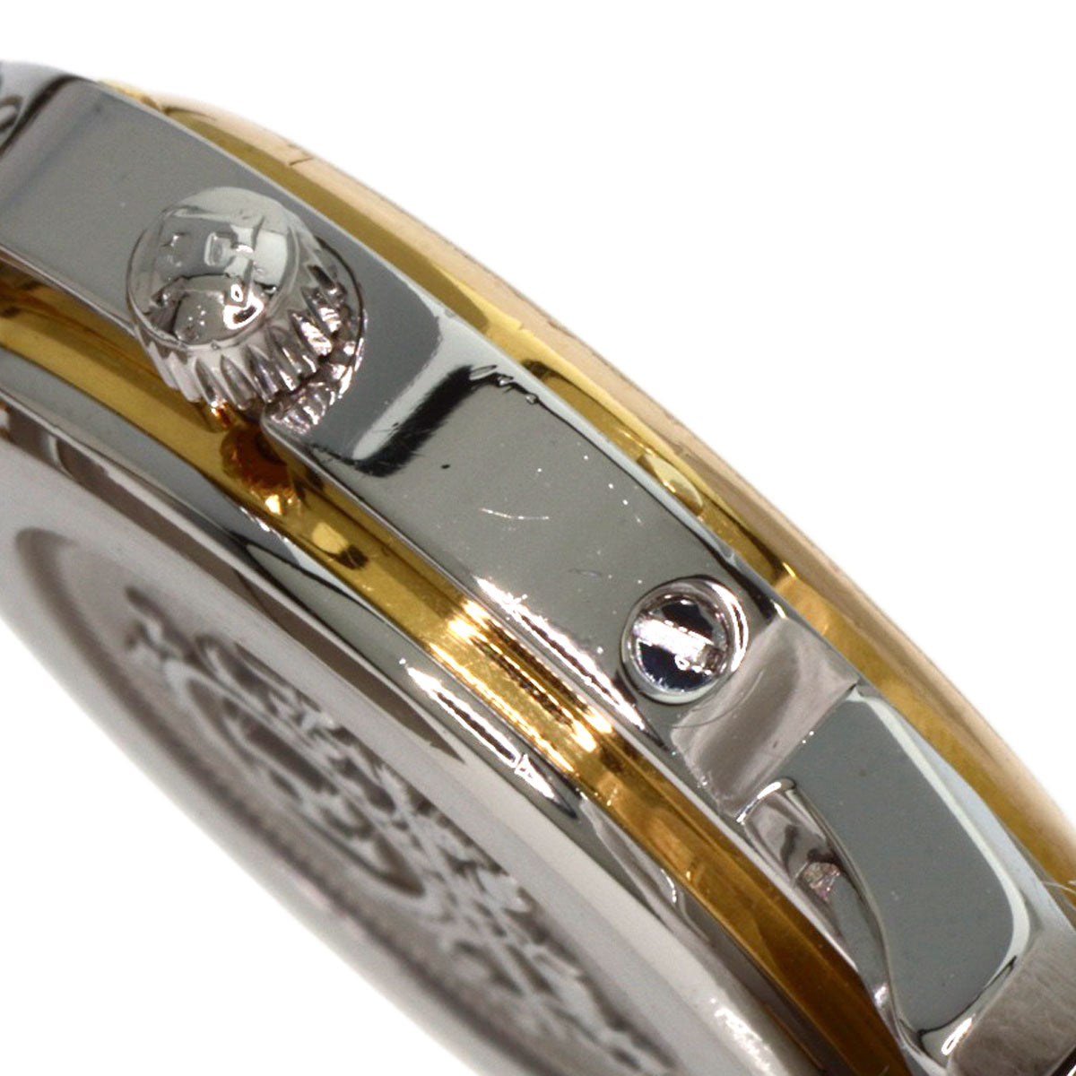 Hermes Watches Quartz Stainless Steel , Ssxgp Gold Clipper Old Buckle White Dial Women