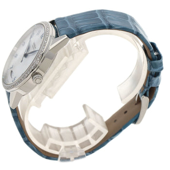 Montblanc Watches Mechanical Automatic Mb118772 Stainless Steel, Leather Silver Boheme Diamond