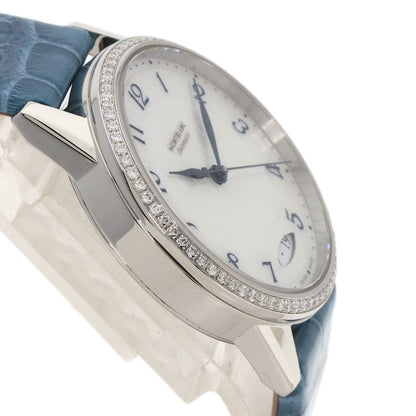 Montblanc Watches Mechanical Automatic Mb118772 Stainless Steel, Leather Silver Boheme Diamond