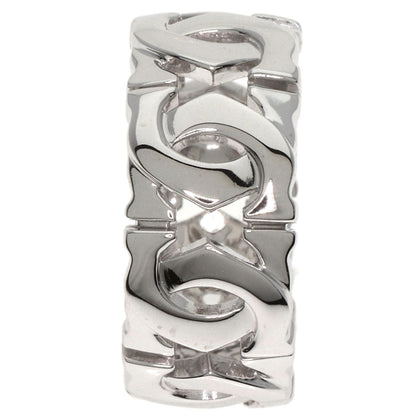 Cartier Ring K18Wg Silver Entrelaces #47