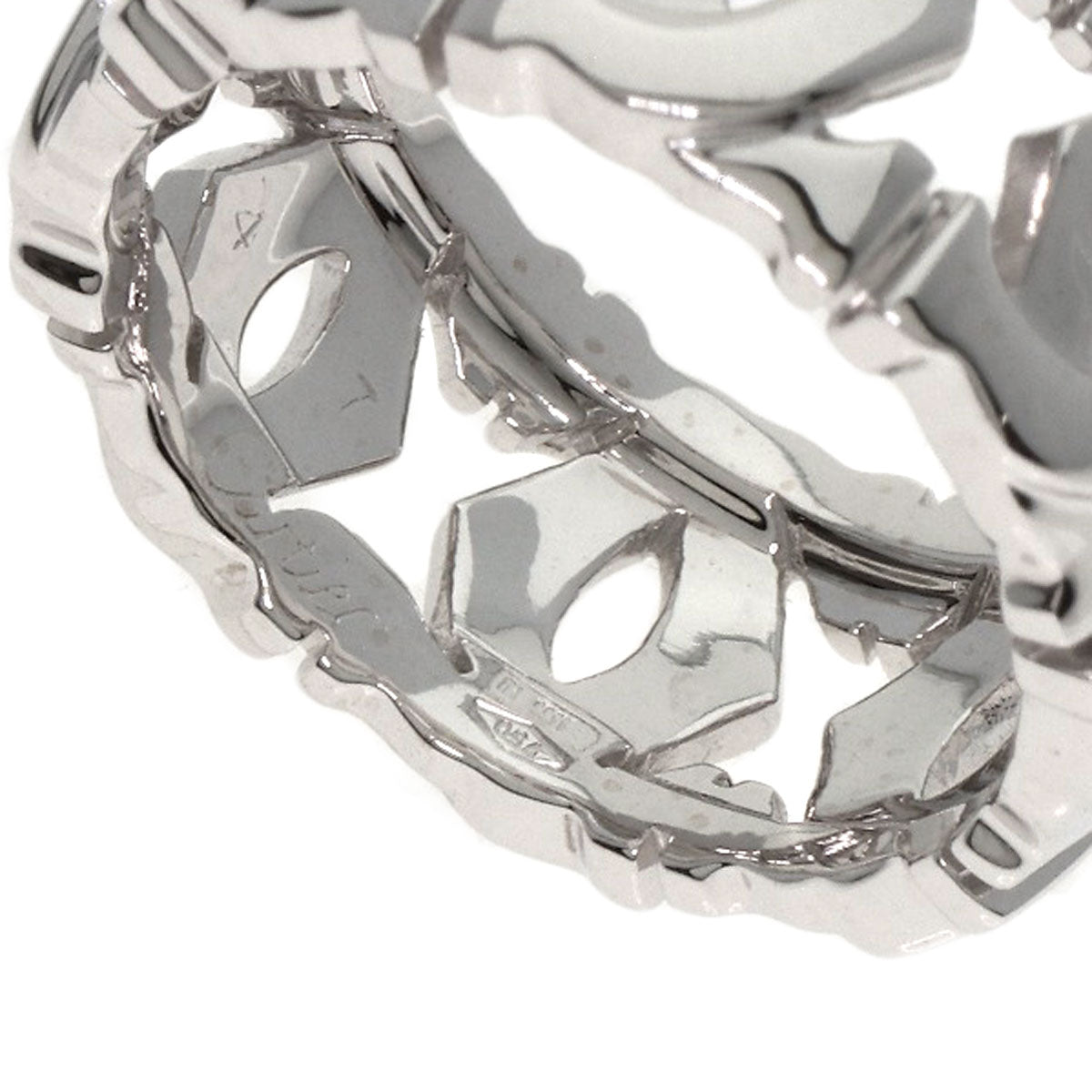 Cartier Ring K18Wg Silver Entrelaces #47