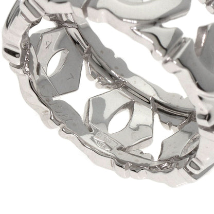 Cartier Ring K18Wg Silver Entrelaces #47