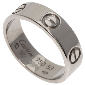 Cartier Ring K18Wg Silver Love Ring #53