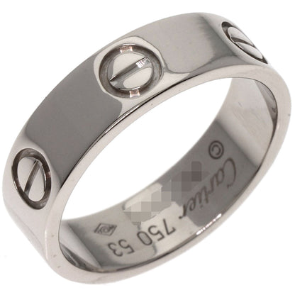 Cartier Ring K18Wg Silver Love Ring #53