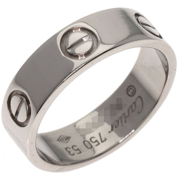 Cartier Ring K18Wg Silver Love Ring #53