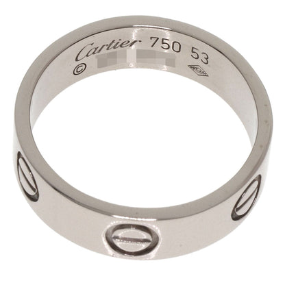 Cartier Ring K18Wg Silver Love Ring #53