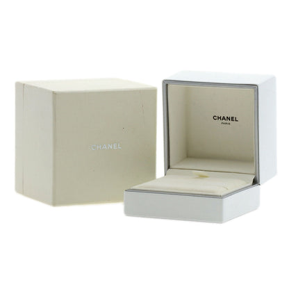 Chanel Ring 18K Pink Gold Gold Camellia Half Eternity Diamond #46