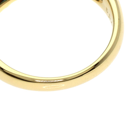 Tasaki Ring 18K Yellow Gold Gold Blue Topaz Diamond