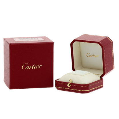 Cartier Ring Pt950 Silver Ethancel Full Eternity Diamond #48 Women