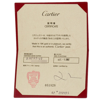 Cartier Ring Pt950 Silver Ethancel Full Eternity Diamond #48 Women