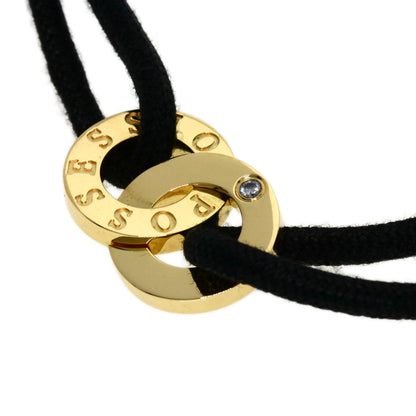 Piaget Bracelet 18K Yellow Gold Gold Possession 1P Diamond Cotton Cord
