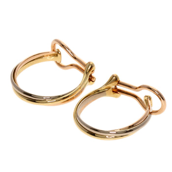 Cartier Earring 18K Yellow Gold Gold Trinity Hoop