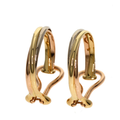 Cartier Earring 18K Yellow Gold Gold Trinity Hoop