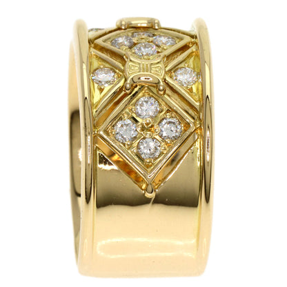 Celine Ring 18K Yellow Gold Gold Logo Diamond