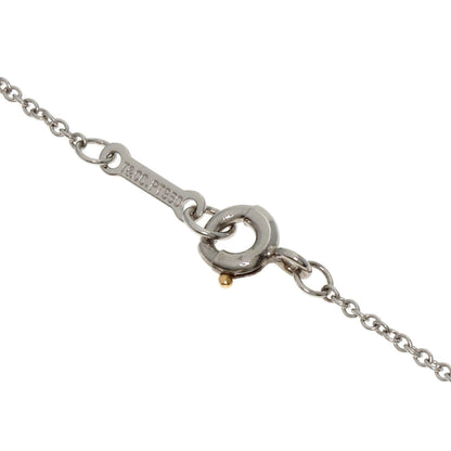 Tiffany&Co. Bracelet Pt950 Silver By The Yard Diamond