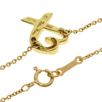 Tiffany&Co. Necklace 18K Yellow Gold Gold Loving Heart