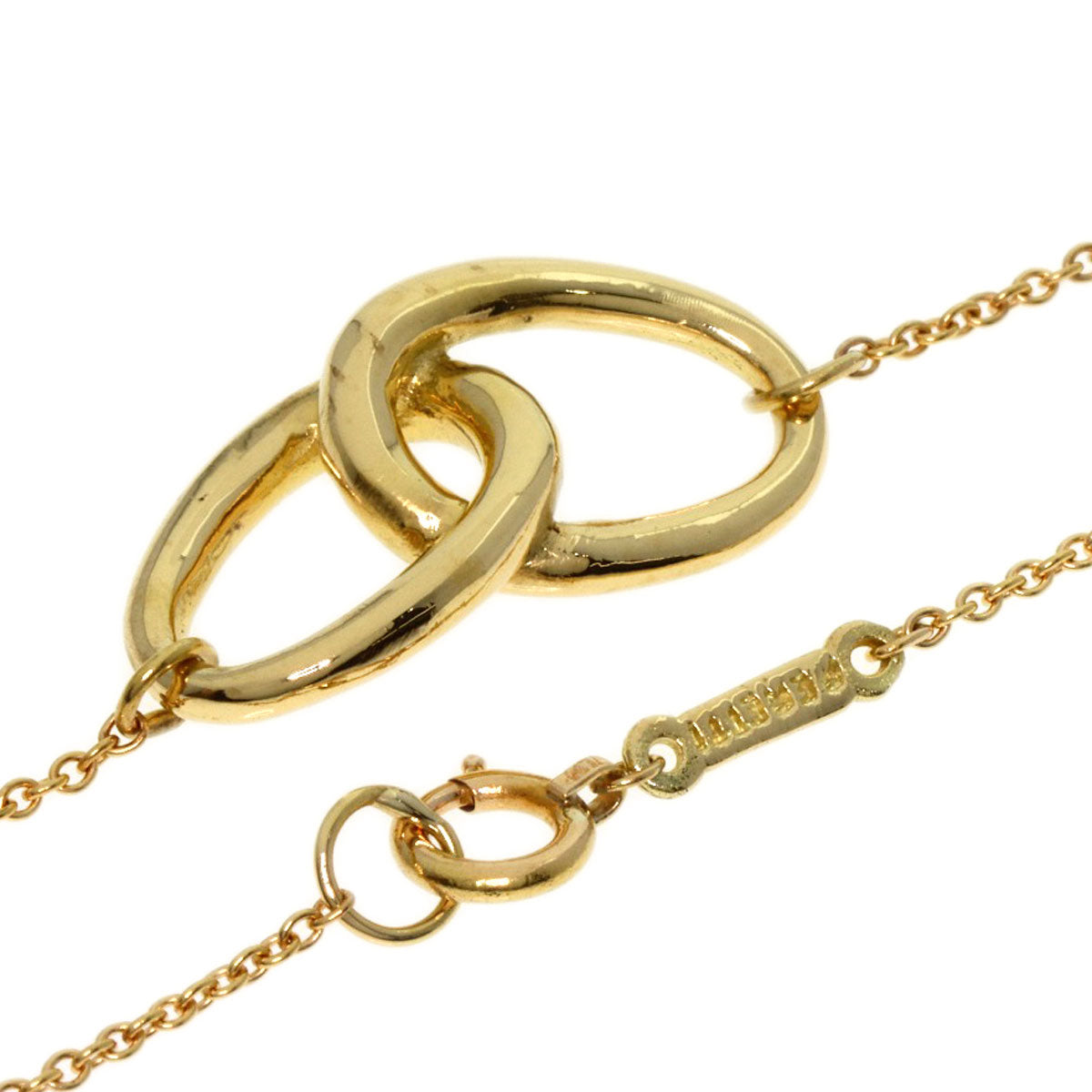 Tiffany&Co. Necklace 18K Yellow Gold Gold Double Loop