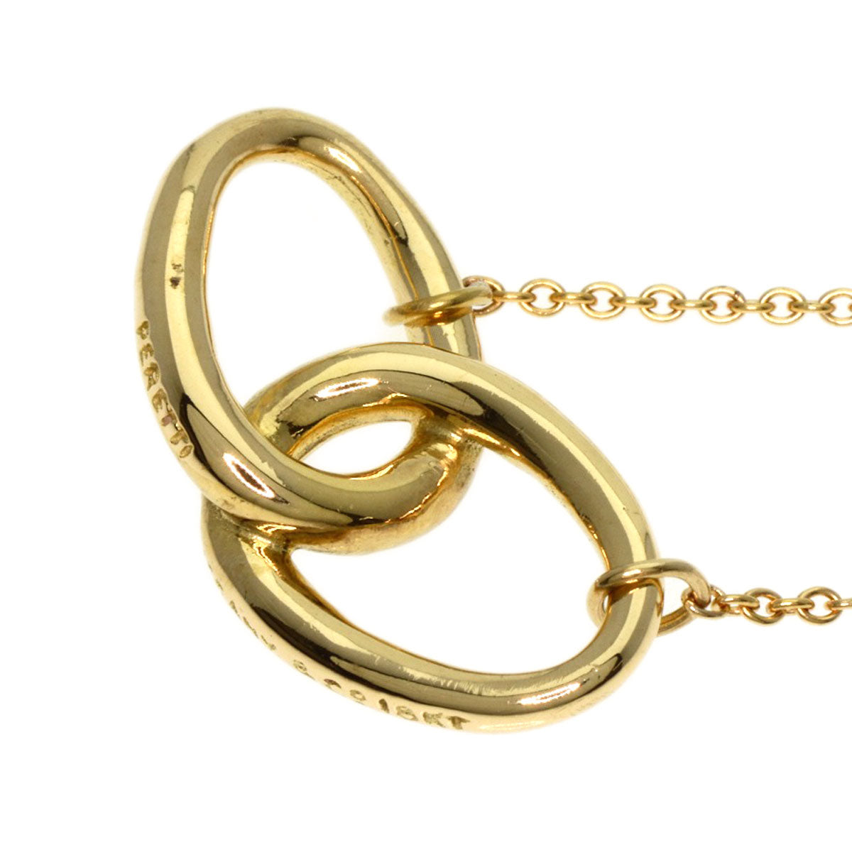 Tiffany&Co. Necklace 18K Yellow Gold Gold Double Loop