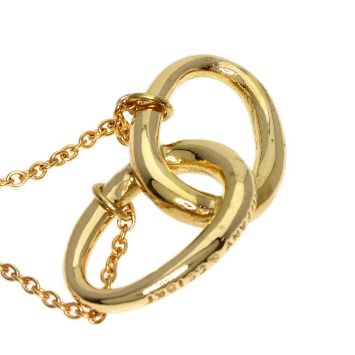 Tiffany&Co. Necklace 18K Yellow Gold Gold Double Loop