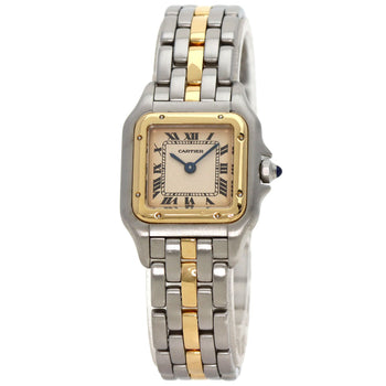 Cartier Watches Quartz W25029B5 Stainless Steel , Ssxk18Yg Gold Panthere Sm 1 Row Ivory Dial Women