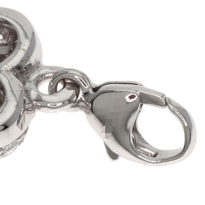 Cartier Pendant Top K18Wg Silver Heart Charm Pav Diamond