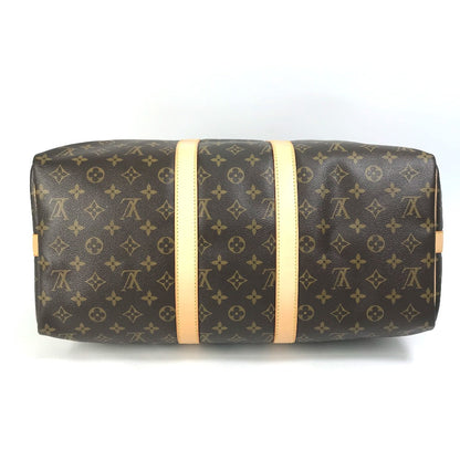 Louis Vuitton Boston Duffel Bag L41418 Monogram Canvas Brown Travel Bag Shoulder Bag Handbag