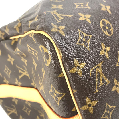 Louis Vuitton Boston Duffel Bag L41418 Monogram Canvas Brown Travel Bag Shoulder Bag Handbag