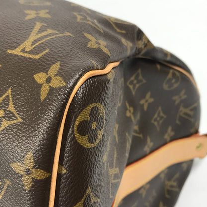 Louis Vuitton Boston Duffel Bag L41418 Monogram Canvas Brown Travel Bag Shoulder Bag Handbag