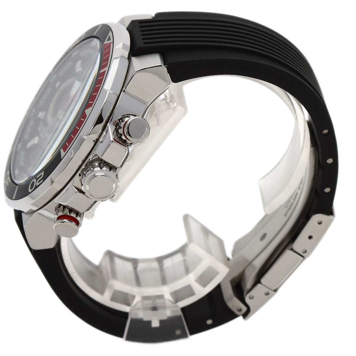 Citizen Watches Eco Drive B620-S099790 Stainless Steel, Rubber Silver Eco Drive Diver Black Dial
