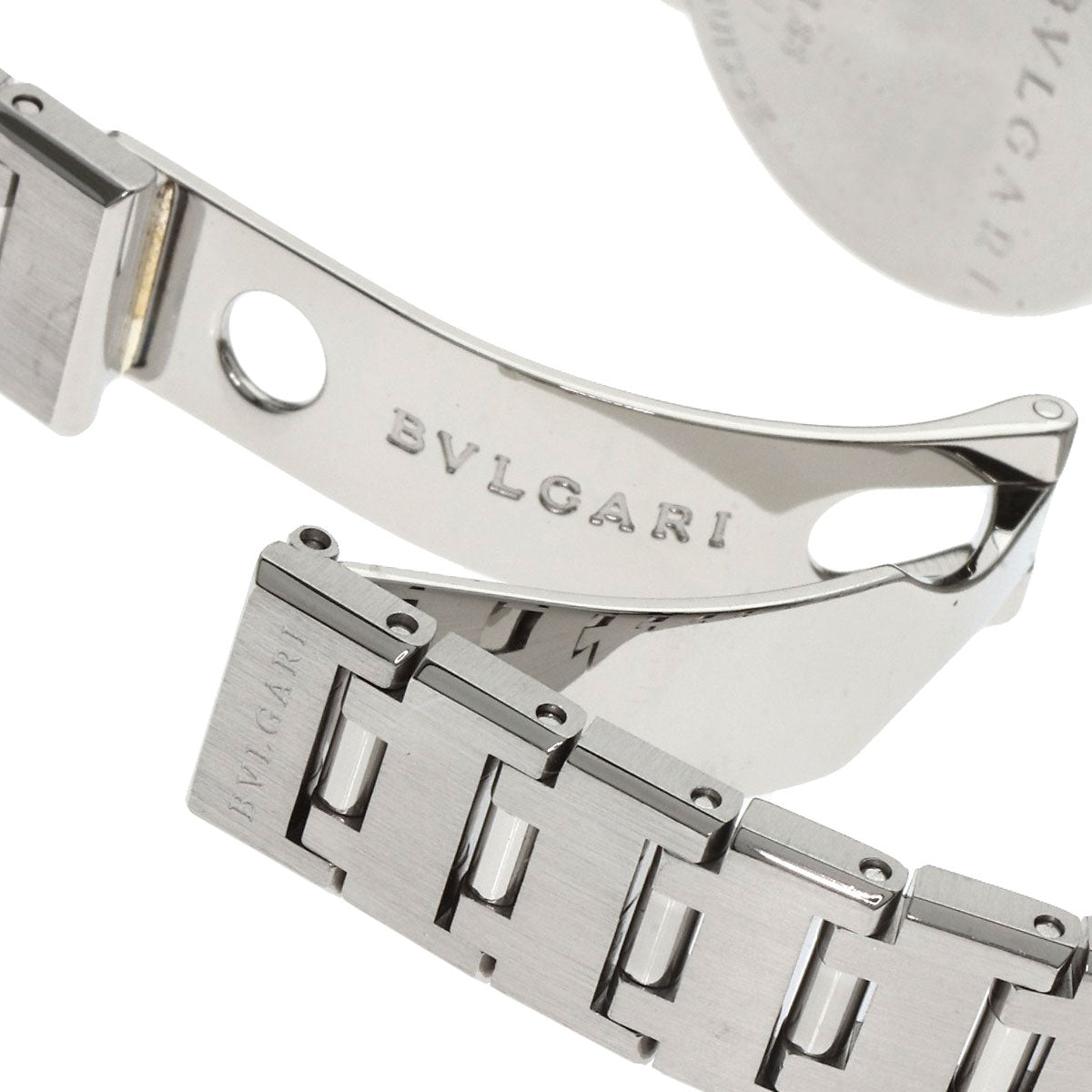 Bvlgari Watches Quartz Bb23Ssd Stainless Steel , Stainless Steel Silver Bulgari Bulgari Black Dial
