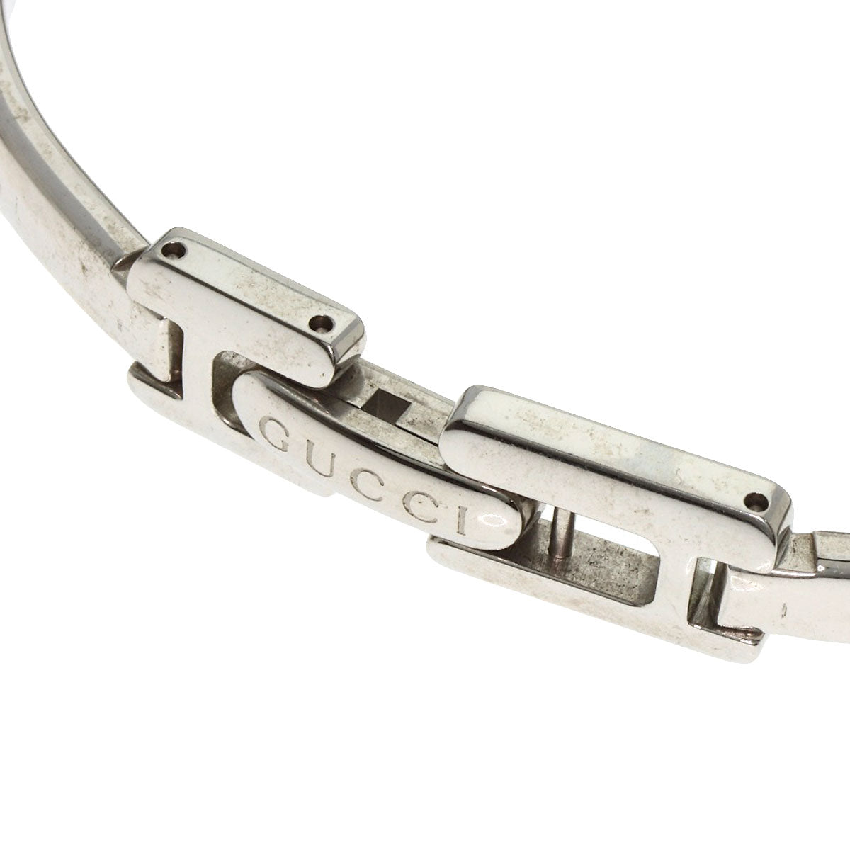Gucci Watches Quartz 1400L Stainless Steel , Stainless Steel Silver Round Face Silver Dial Women
