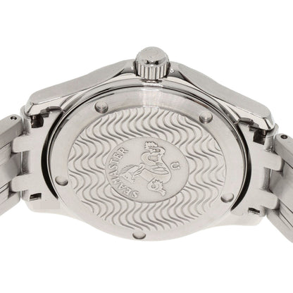 Omega Watches Quartz 2511.50 Stainless Steel , Stainless Steel Silver Seamaster 120M Black Dial Mens