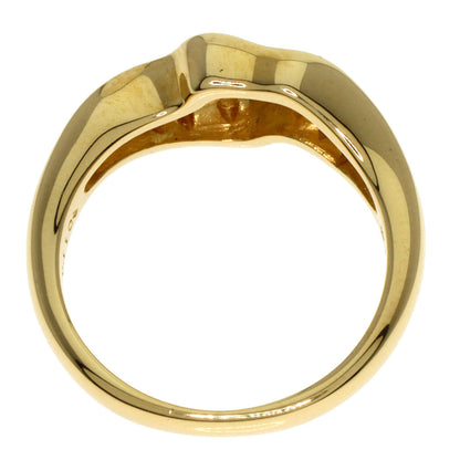 Mikimoto Ring 18K Yellow Gold Gold Diamond Women