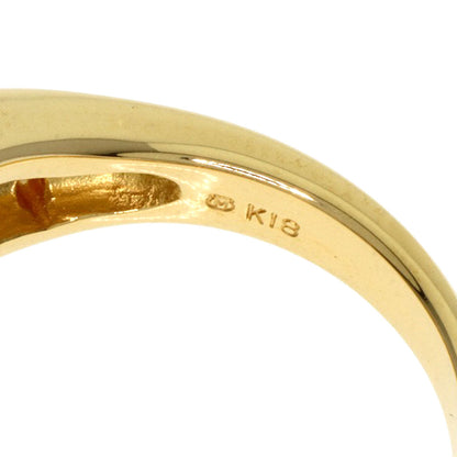 Mikimoto Ring 18K Yellow Gold Gold Diamond Women