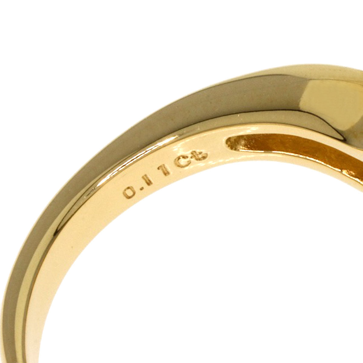 Mikimoto Ring 18K Yellow Gold Gold Diamond Women