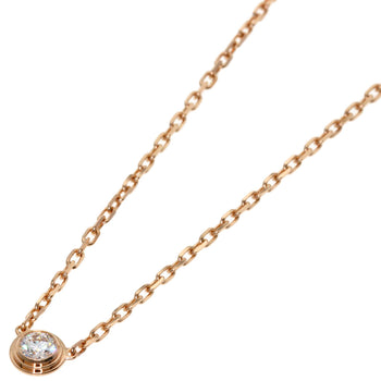 Cartier Necklace 18K Pink Gold Gold Amour Diamant Leger Small Model
