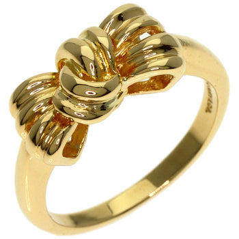 Tiffany&Co. Ring 18K Yellow Gold Gold Ribbon Motif