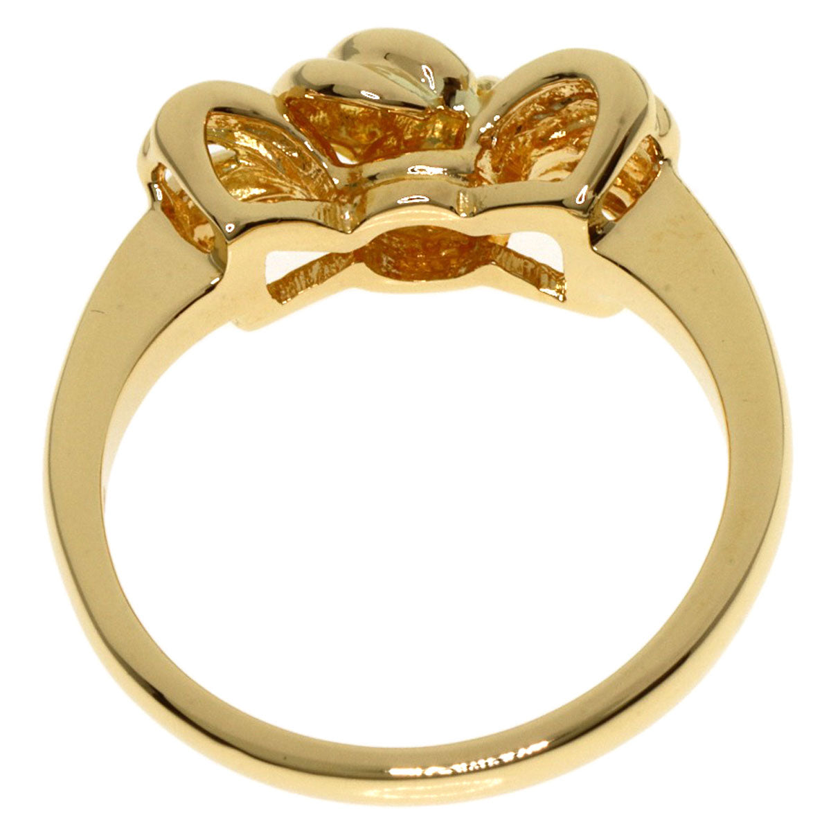 Tiffany&Co. Ring 18K Yellow Gold Gold Ribbon Motif