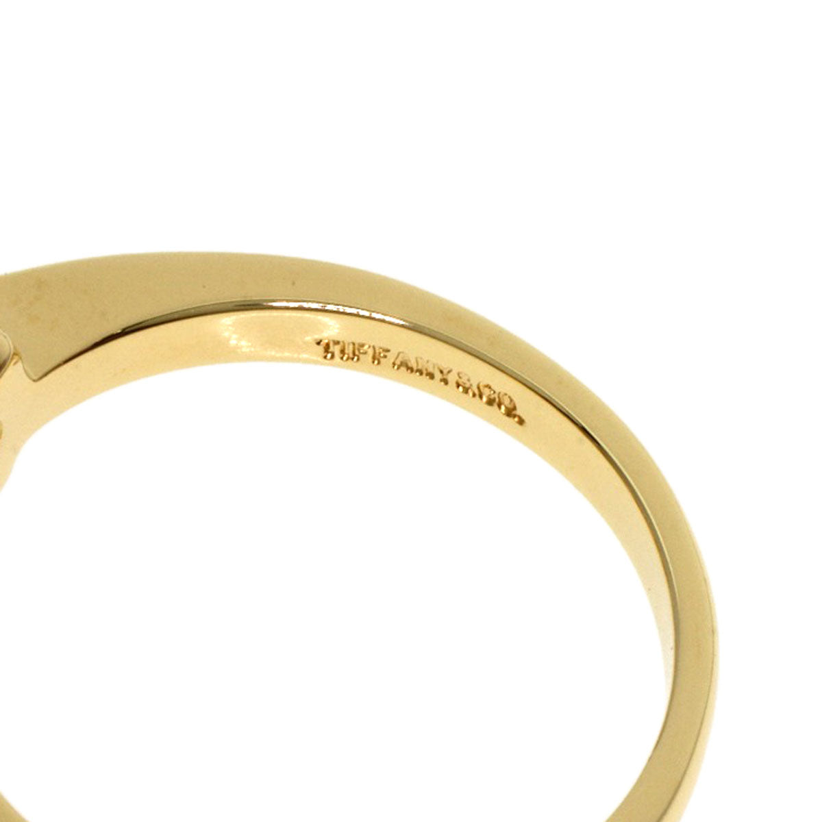 Tiffany&Co. Ring 18K Yellow Gold Gold Ribbon Motif