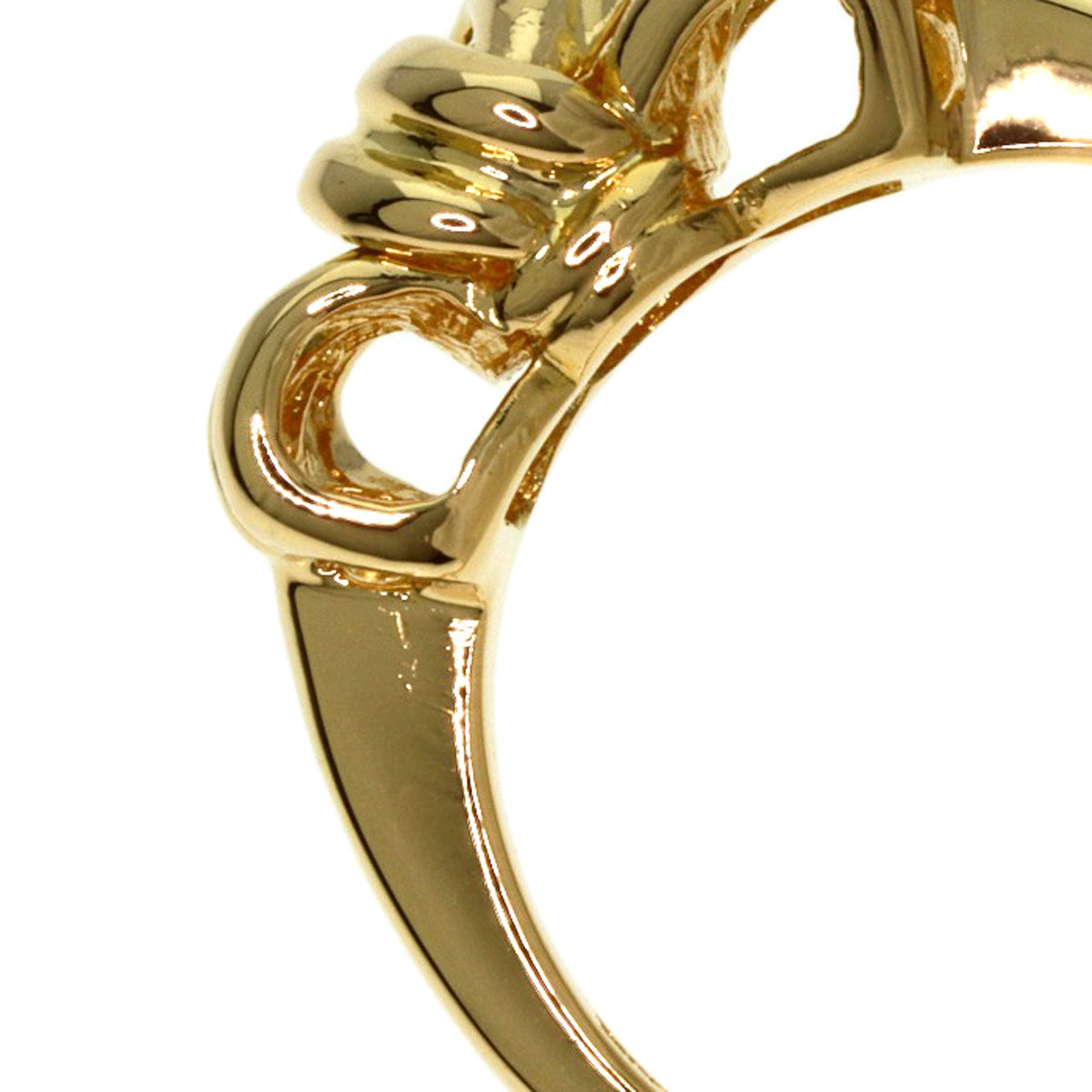Tiffany&Co. Ring 18K Yellow Gold Gold Ribbon Motif