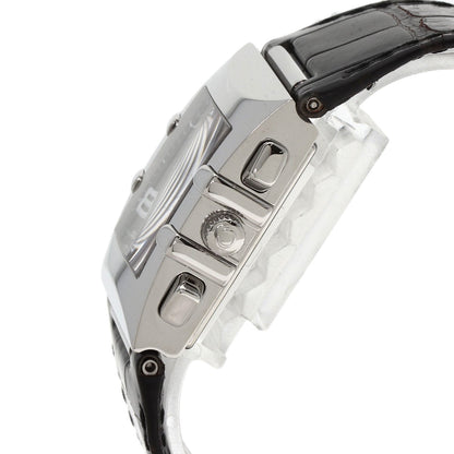 Omega Watches Quartz 1841.55.11 Stainless Steel, Leather Silver Constellation Quadrachrono 4P
